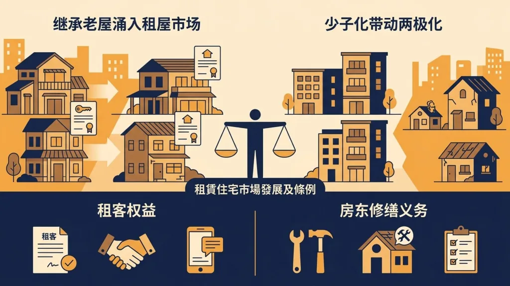 繼承老屋湧入租屋市場！少子化帶動兩極化 租客權益與房東修繕義務一次看
