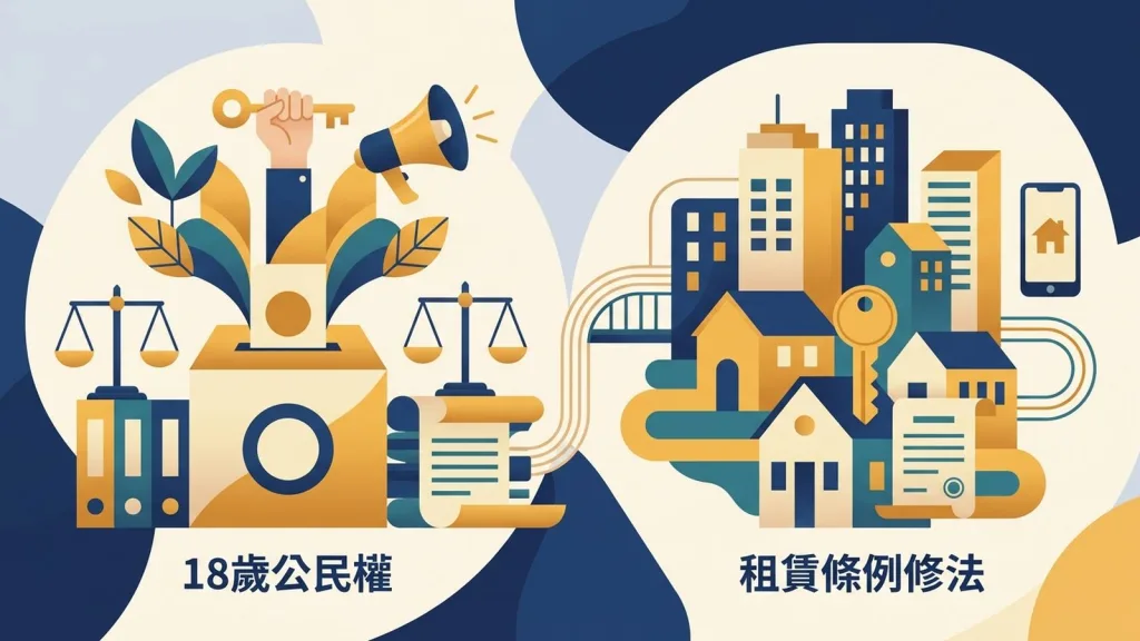 青年團體列11項立法院優先法案 聚焦18歲公民權與租賃條例修法